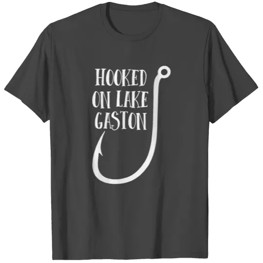 Hooked On Lake Gaston - North Carolina Fishing Gif T Shirts