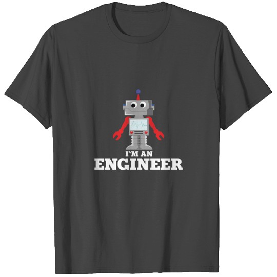 Engineer Robot Engineering Craft Drawing T Shirts