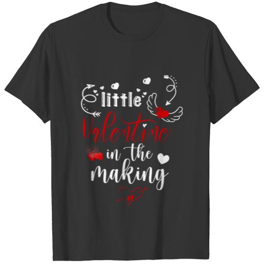 Funny Gift for Pregnant Friend Valentines Day Preg T-shirt