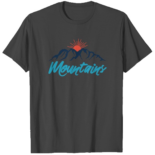 Mountains sunrise T Shirts