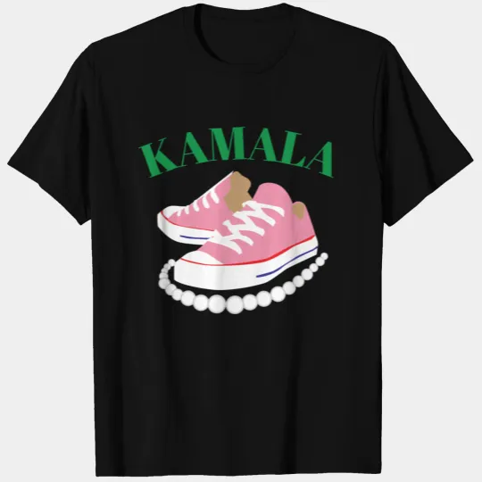 Kamala Chucks Pearls T Shirts