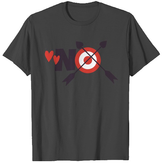 No to Cupid Anti Valentine´s day T Shirts