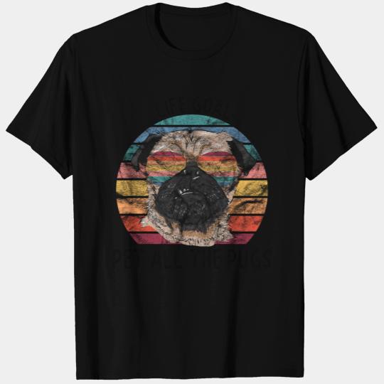 Funny Mona Lisa Pug Art Parody T Shirts