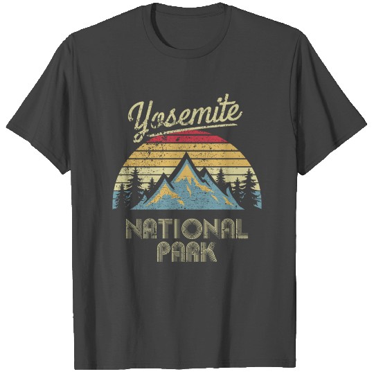 Yosemite National Park California Vintage Retro T Shirts