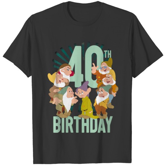 Disney Snow White Seven Dwarfs 40Th Birthday Gift T-shirt