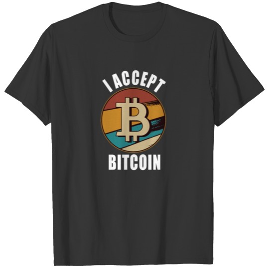 Bitcoin outfit crypto geek bitcoin coin gift T-shirt