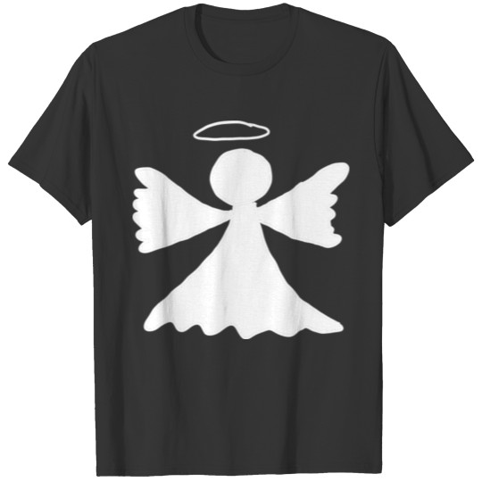 angel in white, christmas season, xmas, gift T Shirts