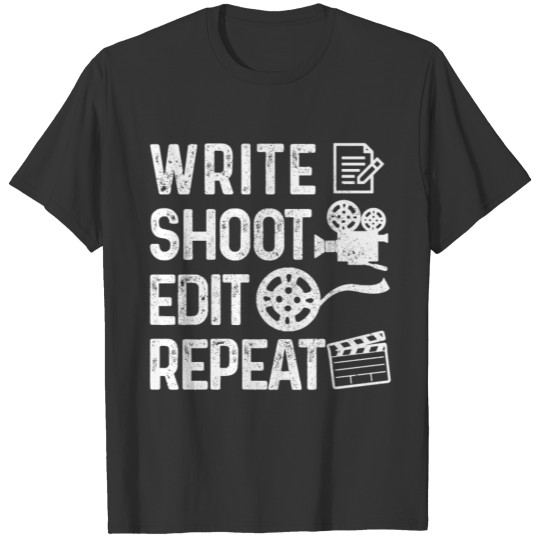 Cameraman Film Maker Movie Director Camera Gift T-shirt