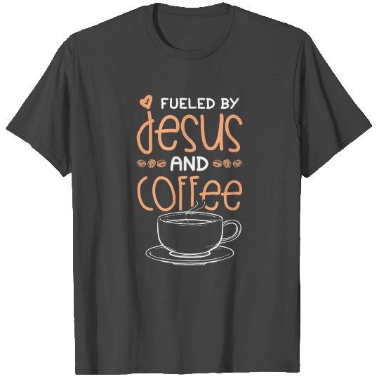 Coffee Jesus coffee cup T Shirts