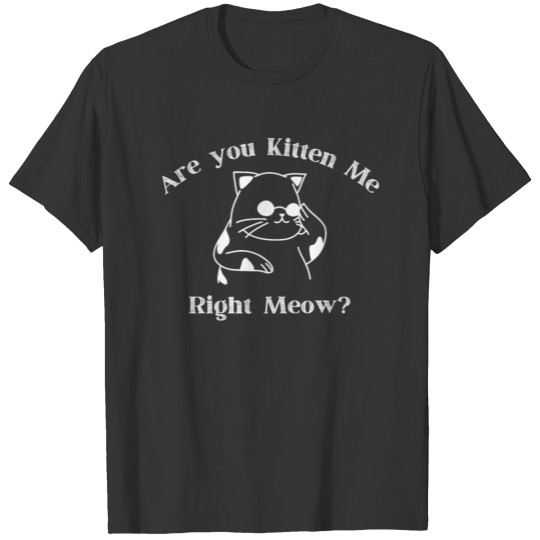 Are you Kitten me Right Meow T-shirt