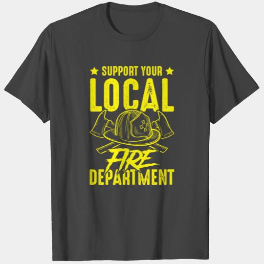 Fire brigade fireman T Shirts