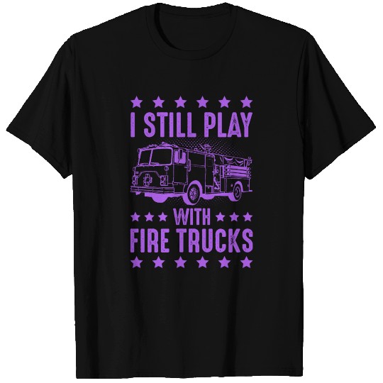 Fire engine fire brigade T Shirts