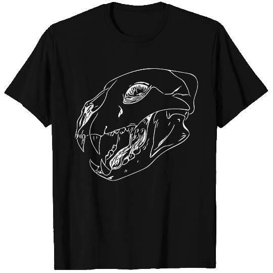 Dino Skull Vector T Shirts
