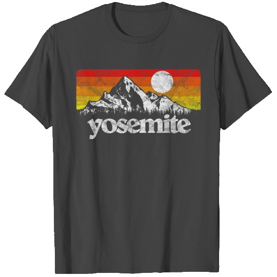 Vintage Yosemite National Park Retro Mountains & S T Shirts