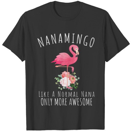 Womens Nanamingo Like An Nana Only Awesome Floral T-shirt