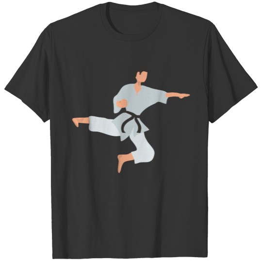 Judo Fighter Flying T-shirt