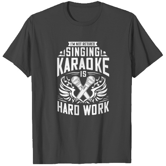 Karaoke Microphone Gift Machine Music Singer T Shirts