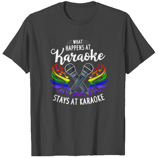 Karaoke Microphone Gift Machine Music Singer T Shirts