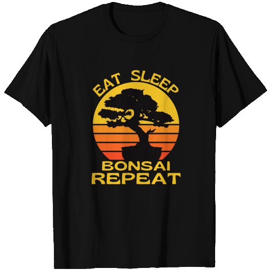Eat Sleep Bonsai Repeat T Shirts