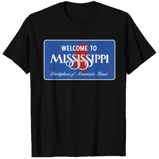 Mississippi welcome sign T Shirts