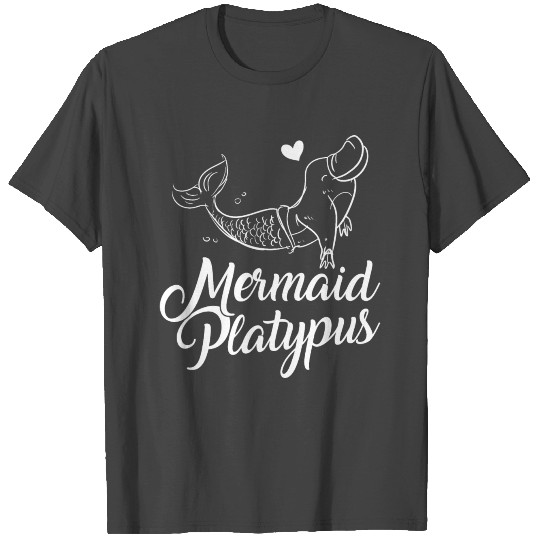 Cute Hand Drawn Mermaid Platypus Gifts Platypus T Shirts