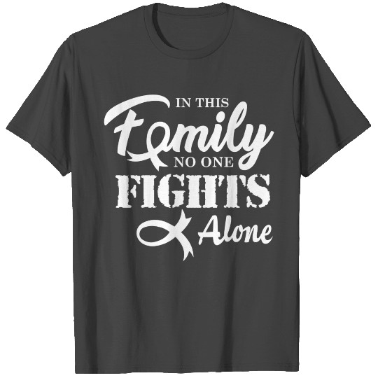 Lung Cancer Awareness Fight Cancer Ribbon Gift T Shirts