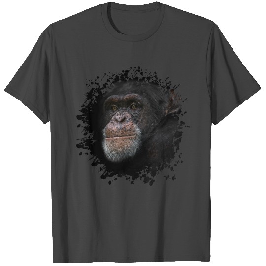 Chimpanzee Portrait T Shirts