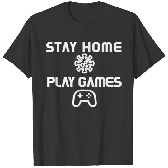 stay home white T Shirts