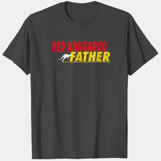 Red Kangaroo Father T Shirts