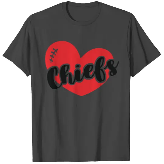 Chiefs Heart, Kansas city, KC Chiefs T Shirts