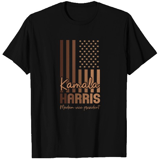 Melanin Kamala Harris Madam Vice President T Shirts