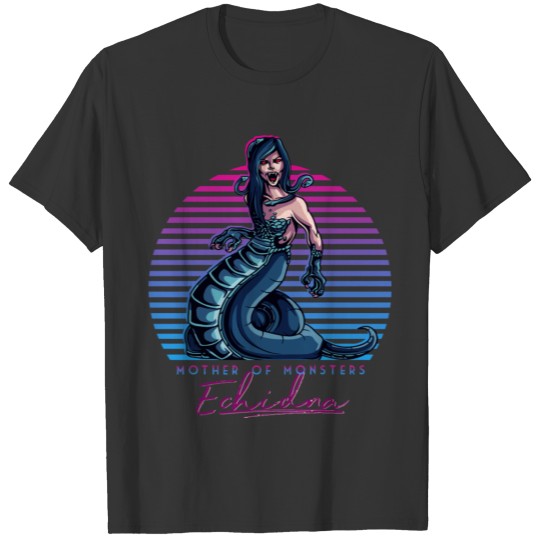 Mother Of Monsters Echidna 80S Retro Greek Mytholo T Shirts
