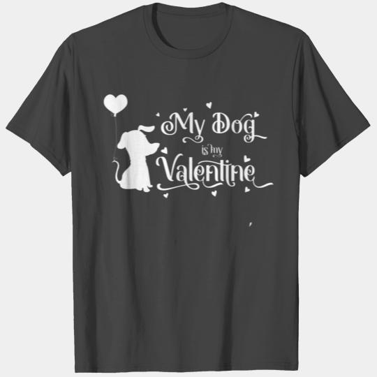 My Dog Is My Valentine Beagle Cute Valentines Day T Shirts