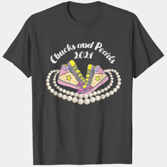 Chucks and Pearls 2021 kamala harris T Shirts