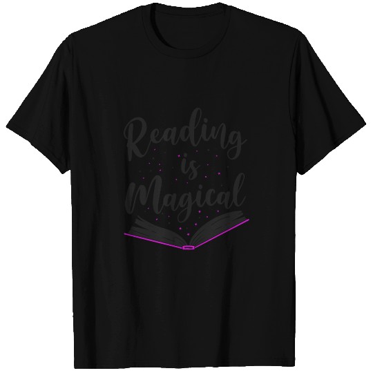 Reading Is Magical Book Literature T Shirts