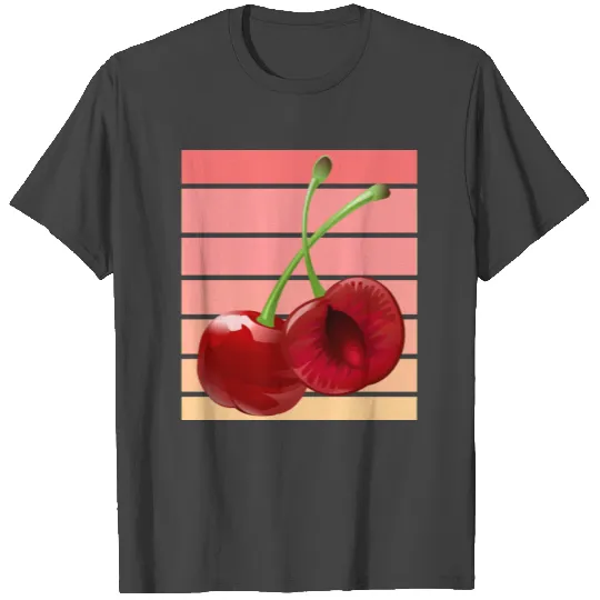 Fruity Cherry in the Sunset T Shirts