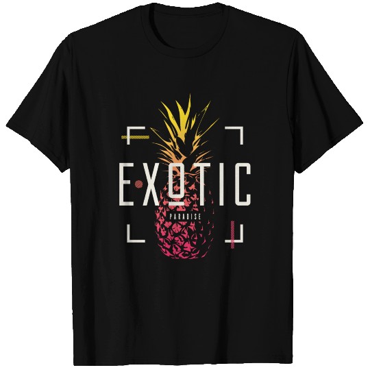 Exote Paradise Fruit Coolness Symblem Solid T Shirts