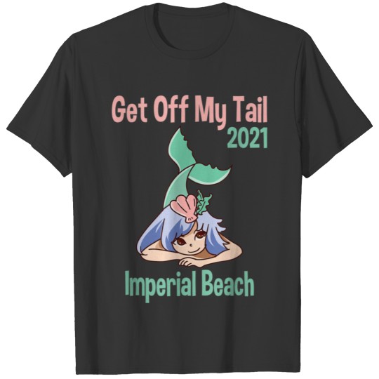 2021 Imperial Beach Vacation Cute Mermaid T Shirts