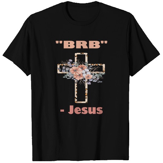BRB Floral Cross Jesus Easter Good Friday Easter T Shirts