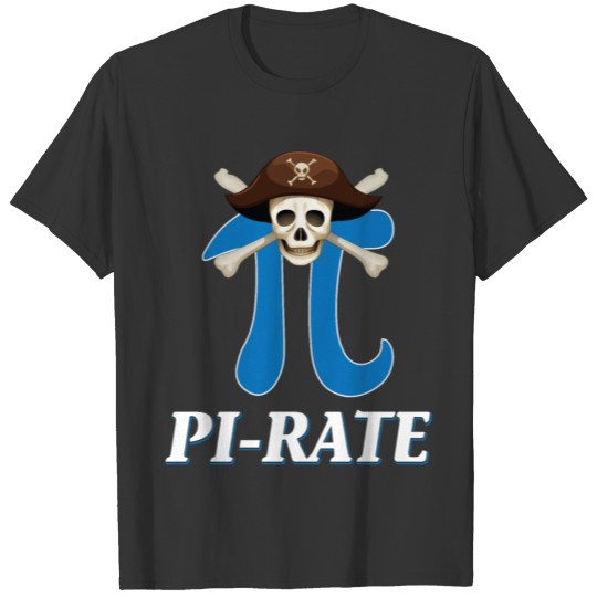 Funny Pi-Rate Happy Pi Day Pirate Teacher Math T Shirts