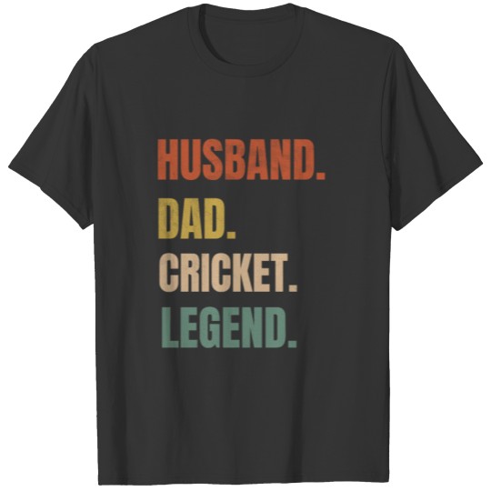 Cricket Dad Gift | Father Cricket Fan Cricketlove T-shirt