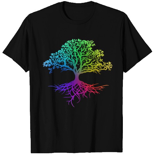Rainbow Tree T Shirts