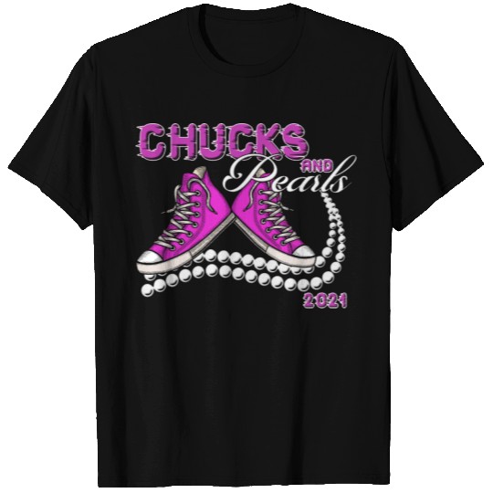 Chucks and Pearls T Shirts