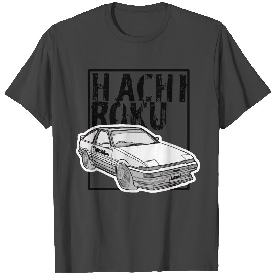 Jdm Drift Car Hatchiroku Initial D Fast Classic Di T Shirts