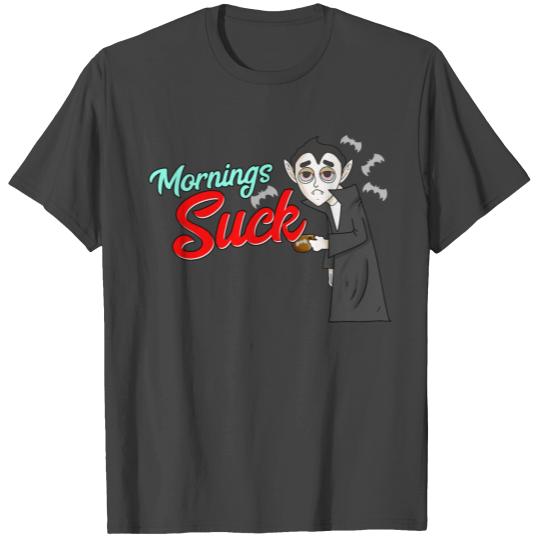 Vampire Morning Grumpy Work Birthday Gift Idea T Shirts
