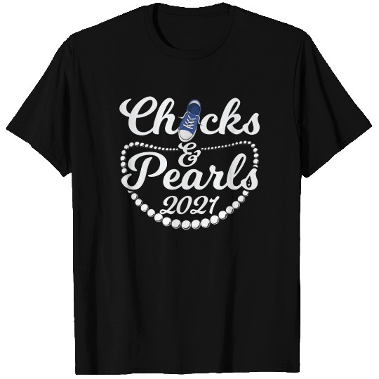 Chucks and Pearls 2021 Kamala Harris Support T Shirts