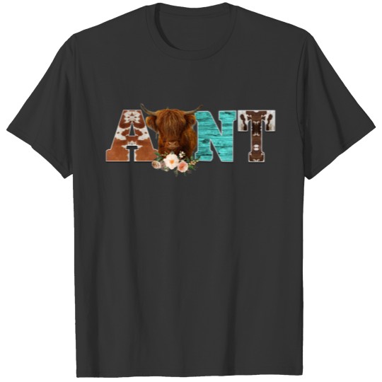 Western Aunt Cow T Shirts