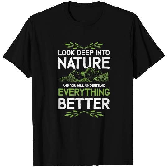 Nature wilderness mountains T Shirts