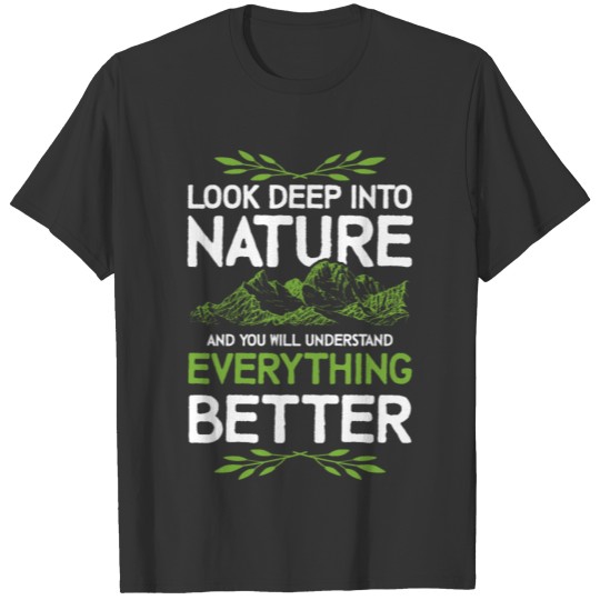 Nature wilderness mountains T Shirts
