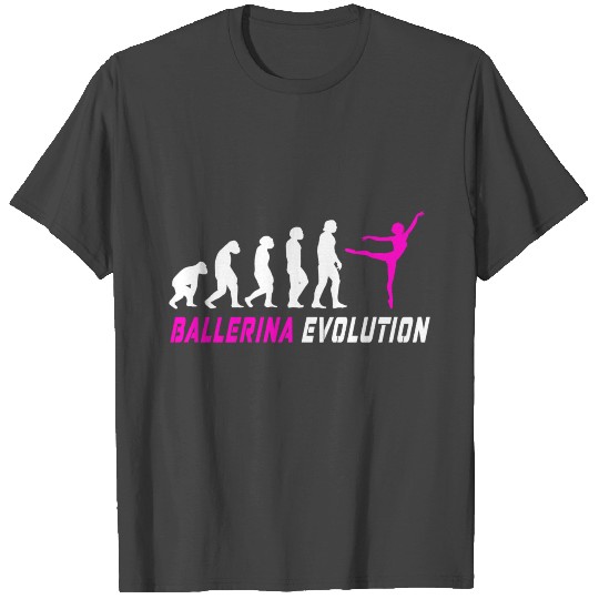 Ballerina Evolution Design T Shirts
